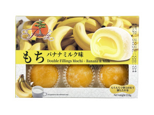Mochi F Double Filling Banana + Milk 210gr