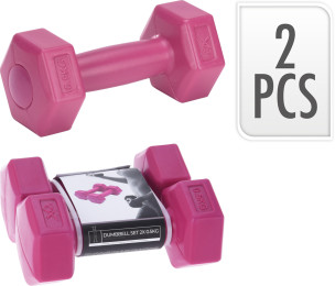 činka dumbell 2x500g růž.