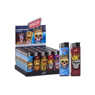 Zapalováč Prof Crown Skull 50x/1b