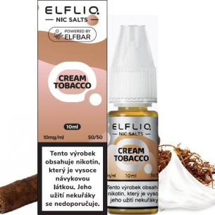 Liquid ELFLIQ Nic SALT Cream Tobacco 10ml/20mg
