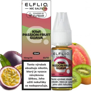 Liquid ELFLIQ Nic SALT Kiwi Passion Fruit Guava 10ml/20mg