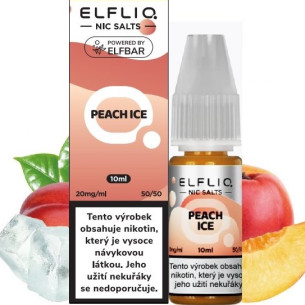 Liquid ELFLIQ Nic SALT Peach Ice 10ml / 20mg