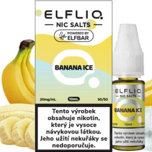 Liquid ELFLIQ Nic SALT Banana Ice 10ml / 20mg