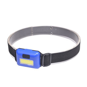 LED čelová COB svítilna 3W černá