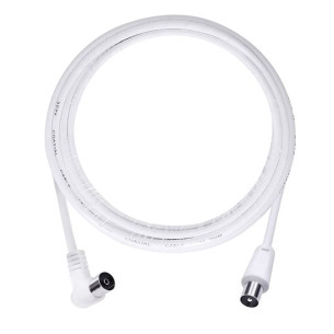 Anténní koaxiální kabel, kombinované konektory, 5m, sáček