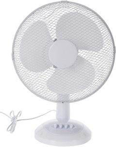 stolní ventilátor bílý 34cm