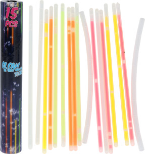 svítící tyčinky party ve tmě 22cm 15ks