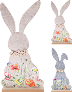 dekorační zájíc dřev. stojan M