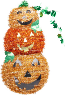 Halloween dýně 3ks nad sebe 30cm
