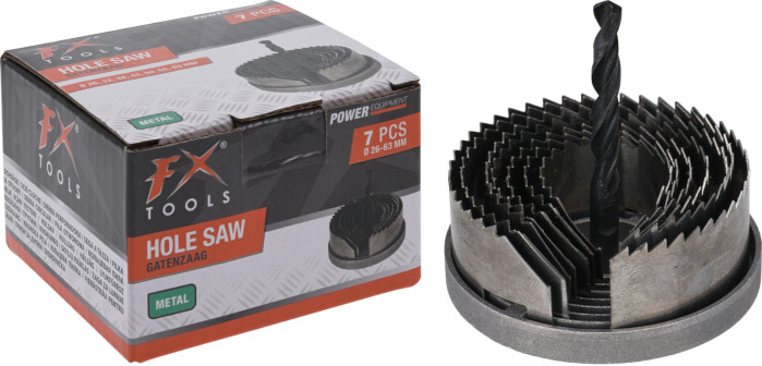 detail hole saw 7 blades 26-63mm