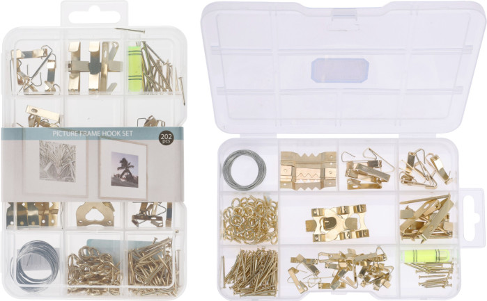 detail Set hřebíků na zavěšení obrazů