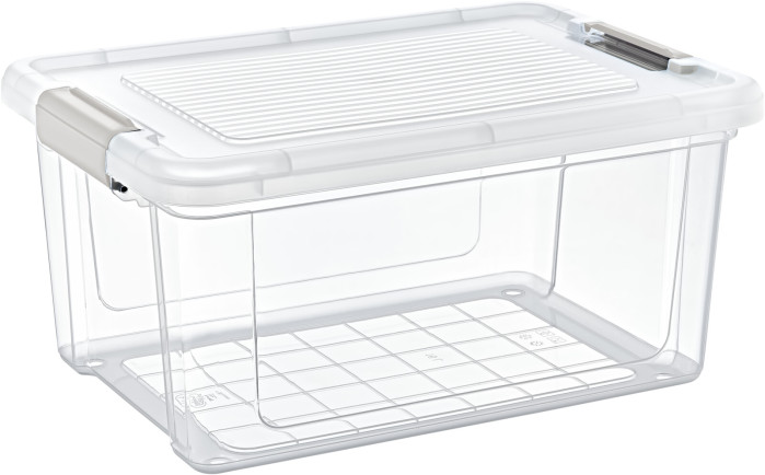 detail ukládací box průhledný 16L