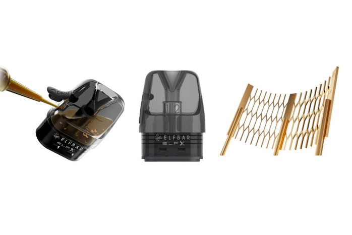 detail Elf Bar ELFEX Dual Pod cartridge 2ml 0,8ohm