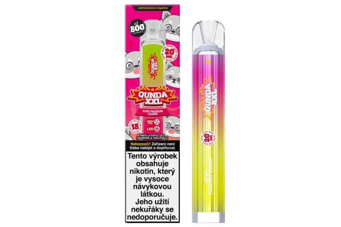 detail Qunda XXL Kiwi Passion Guava 2ml 800puffs