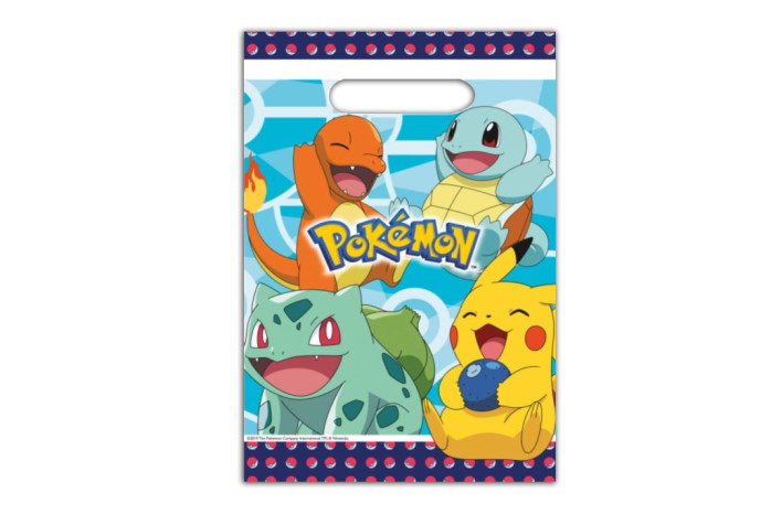 detail sáčky pap. POKEMON 8ks