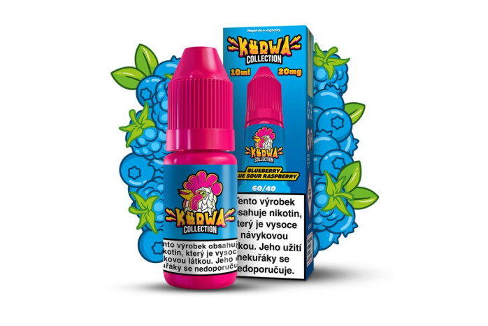 detail Kurwa Likvid Blueberry Blue Sour Raspberry 10ml/20mg