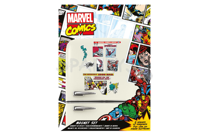 detail Sada magnet MARVEL 2xplata