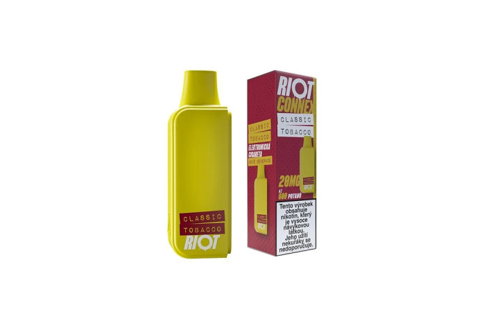 detail RIOT Connex příchuť Classic Tobacco 600x 20mg
