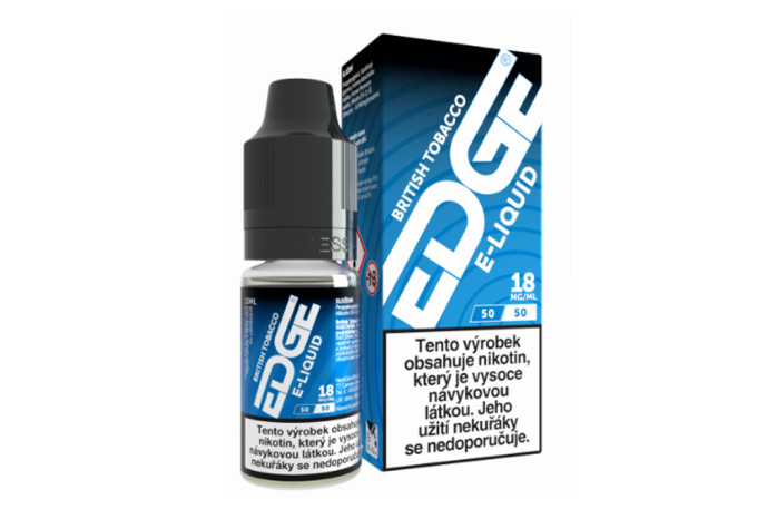 detail EDGE likvid 18mg/ml British Tobacco