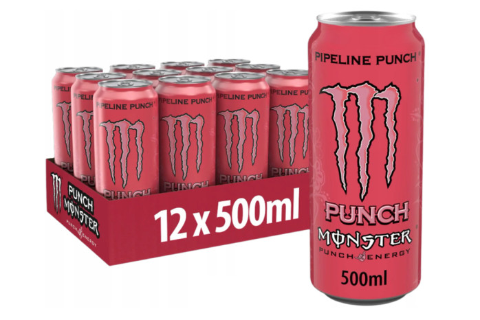 detail Monster Energy Punch PipeLine Pink 500ml 12ks/1b