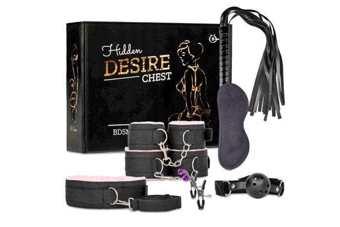 detail BDSM Sada Erotické Pomůcky PINK 7pcs