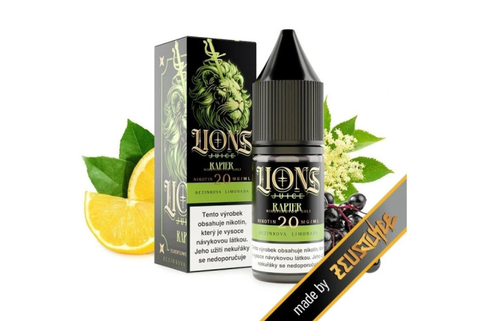 detail Lions Likvid Elderflower Lemonade 10ml/20ml
