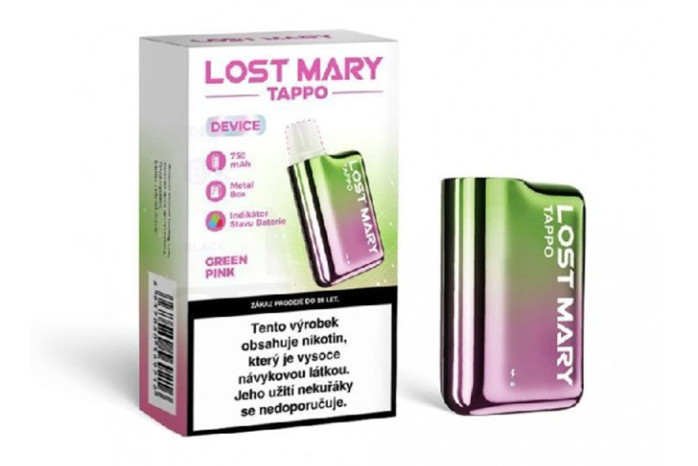 detail LM Tappo Air 750mAh Green Pink MET