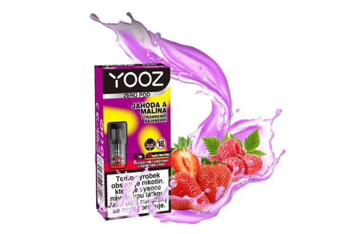 detail YOOZ Náplň POD Strawberry Raspberry 20mg/2ml
