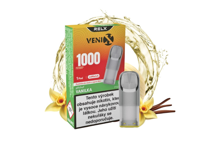 detail Venix Relx POD 1000 Vanilla Scoop 2ml