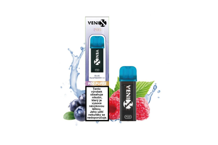 detail Venix Pod Max příchut Blue Raspberry X