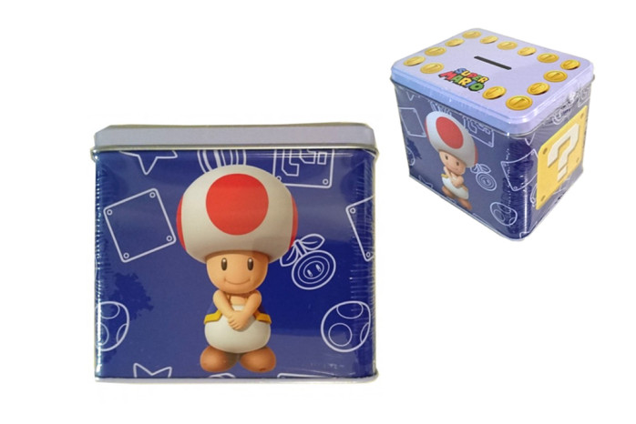 detail Super Mario TOAD hrnek+kasicka