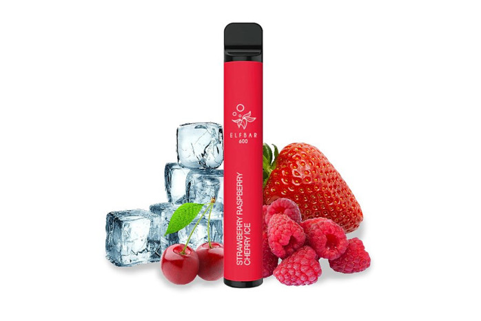 detail Elf Bar Strawberry Raspberry Cherry 600 CT