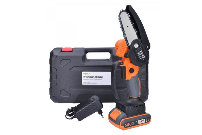 detail Ruční AKU pila 21V, 100mm lišta