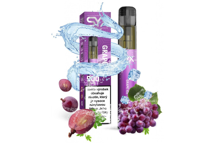 detail Syx bar Grape Ice 16,5mg 1b/5ks