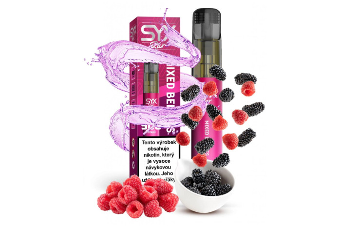 detail Syx Bar MIX Berries 16,5mg 1b/5ks
