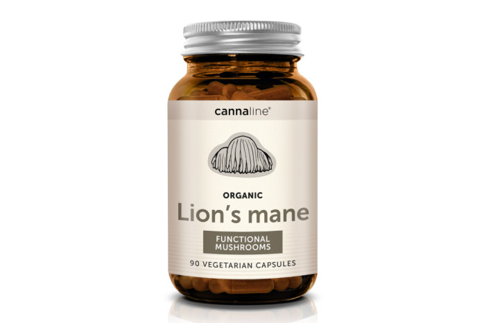 detail Canaline Organic Lions Mane 90x kapsle doplněk stravy