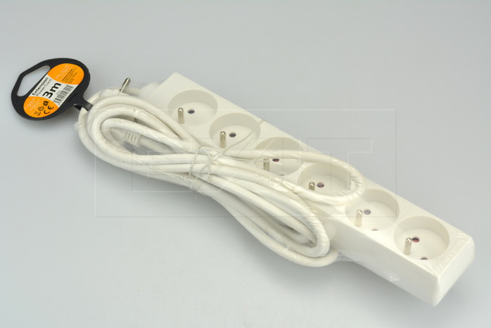 detail 6z prodlužovací přívod 3m 3x1mm2