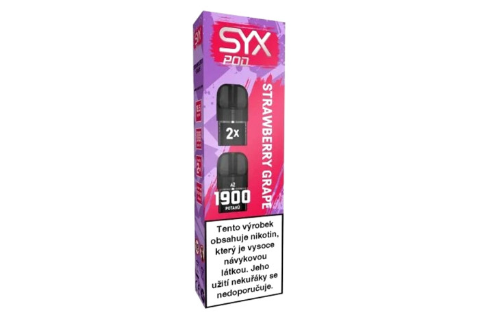 detail SYX POD Naplň Strawberry Grape 16,5mg/ml 2x2ml