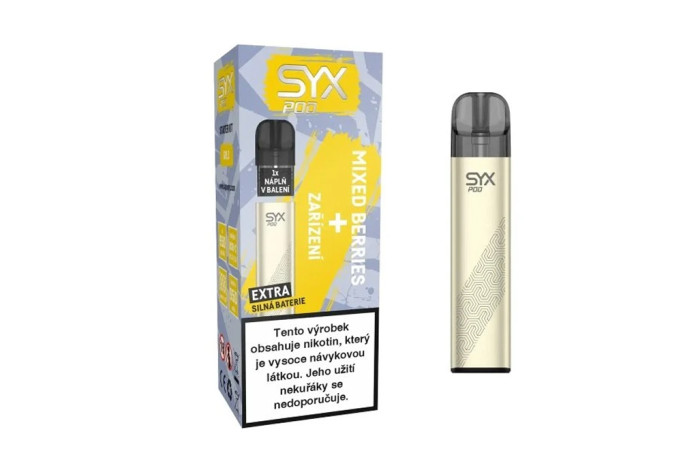 detail SYX POD Starter Kit GOLD 1kit+1naplň 3ks/1b