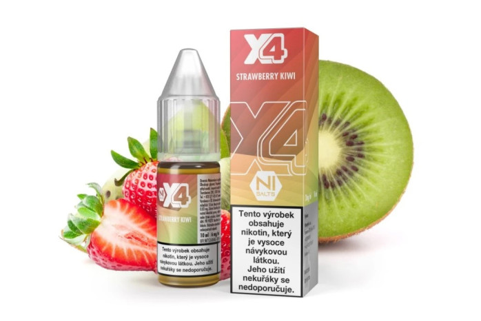 detail X4 Bar Juice Likvid Strawberry Kiwi 10ml/20mg