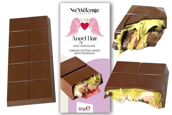 detail Čokoláda NuMelange Angel Milk Choco 80gr