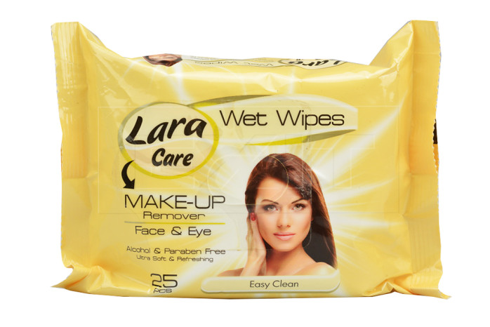 detail vlhčené ubrousy MAKE UP 25pcs