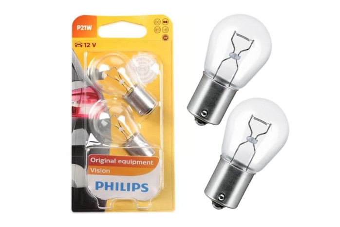 detail žárovky do auta 12V bol 21W Philips 12498