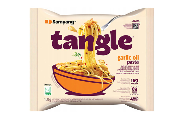 detail Samyang Tangle Pasta Garlic Oil 100gr