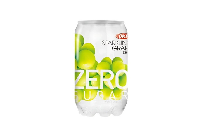 detail OKF Sparkling Grape 0 Sugar Voda s příchutí 350ml KR