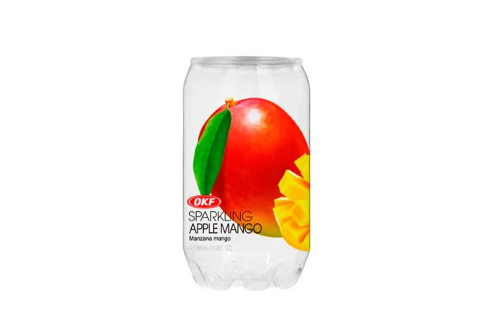 detail OKF Sparkling Apple Mango Voda s příchutí 350ml KR