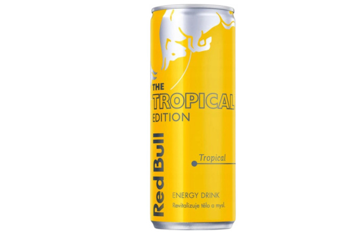 detail Red Bull Tropical Yellow 250ml 12ks/1b