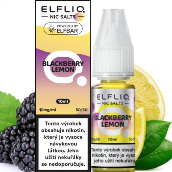 detail Liquid ELFLIQ Nic SALT Blackberry Ice 10ml / 20mg