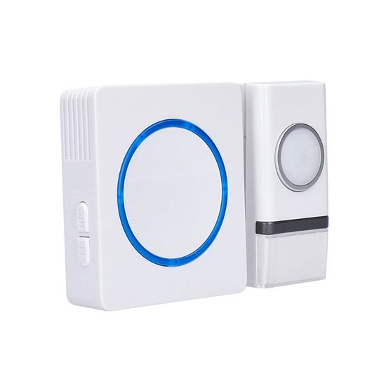 detail bezdrátový zvonek 120m bateriový