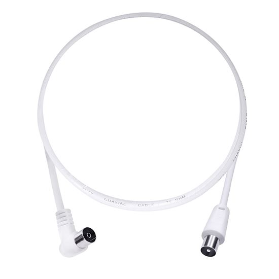 detail Anténní koaxiální kabel, kombinované konektory, 2m, sáček